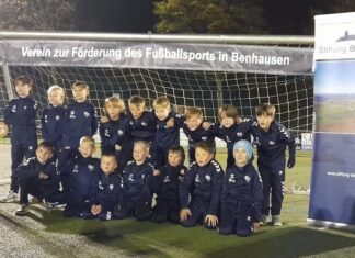 Trainingsanzüge für die F-Jugend des SV Blau-Weiß Benhausen