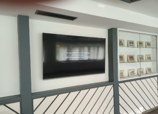 Monitore für die Schützenhalle