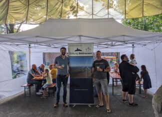 Pavillion fürs Straßenfest Thorenknick und die Benhauser Vereine