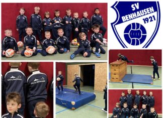 Trainingsanzüge für die Minikicker in Benhausen